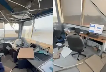 VIDEO | Así quedó la torre de control del Aeropuerto Internacional de Acapulco tras el sismo