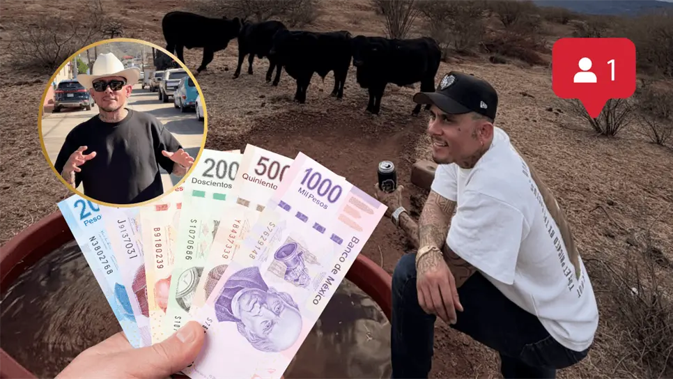 FOTO: El influencer sorprendió a los internautas con la noticia de que regalará 10 mil pesos durante 6 meses.