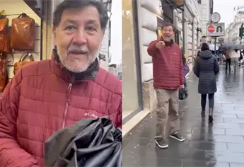 VIDEO: Noroña se pelea con mexicano tras ser captado de compras en Roma