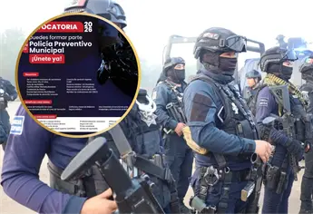 Súmate a las filas de la Policía Municipal de Navolato con sueldo de más de 19 mil pesos mensuales