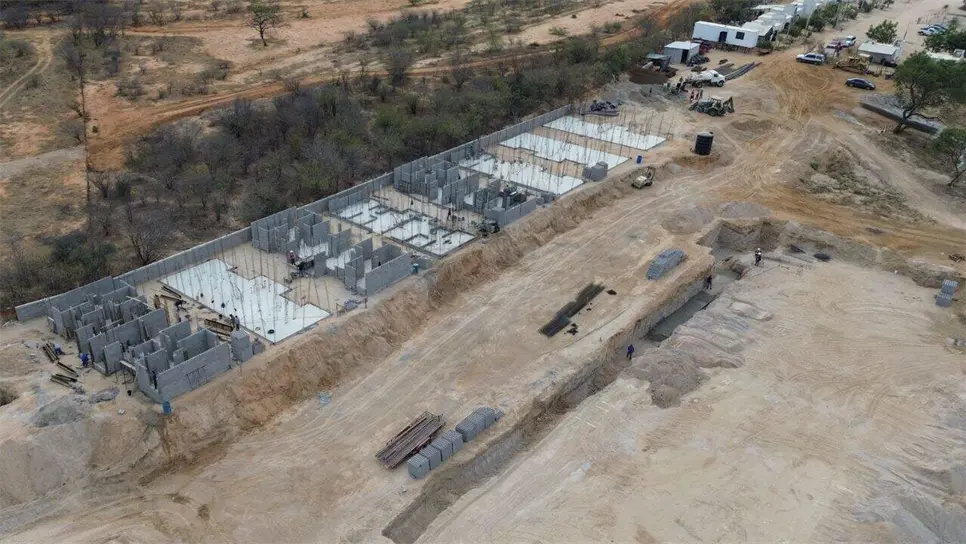 Así se ven los avances de las Viviendas del Bienestar en Choix