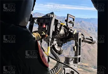 Así es el Black Hawk artillado de las Fuerzas Armadas para combatir al narcotráfico en Sinaloa