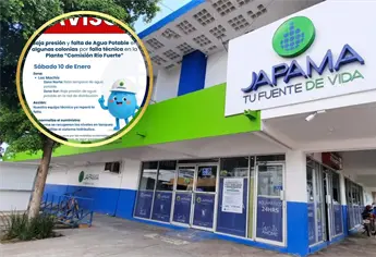 JAPAMA anuncia baja presión y falta de agua en colonias de Los Mochis