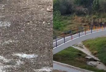 Fuerte lluvia y granizo sorprenden a habitantes de Choix; es la primera precipitación del año en el municipio