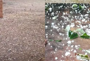 Se registra caída de granizo en Tameapa, Badiraguato y El Salado, Culiacán