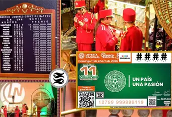 Sorteo Zodiaco Especial 1730: Lista de ganadores del domingo 11 de enero 2026