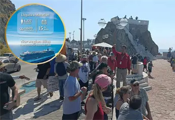 Arriba a Mazatlán el crucero Norwegian Bliss con más de 4 mil pasajeros