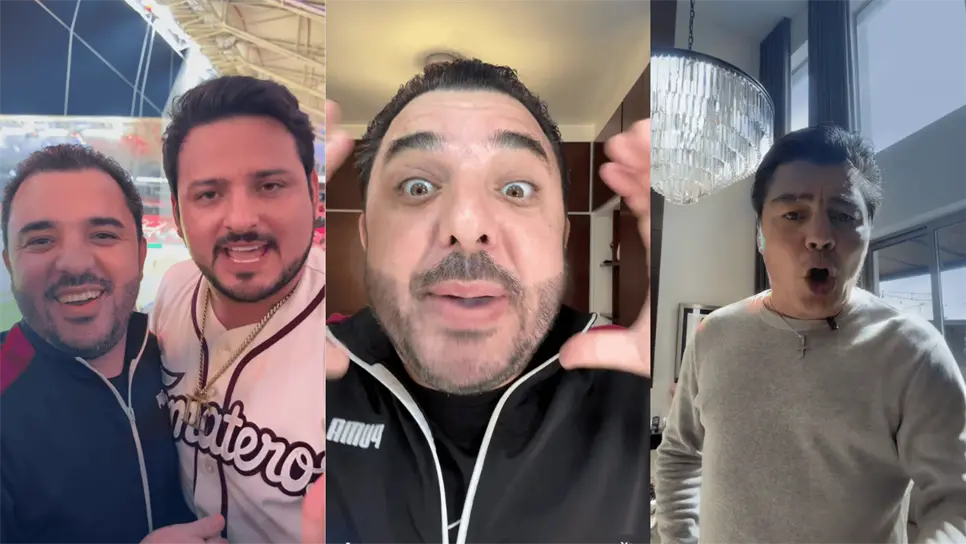 FOTO: El Travieso Arce reconoció inicialmente que perdió la apuesta anterior, la cual consistió en portar una casaca de los Tomateros de Culiacán.
