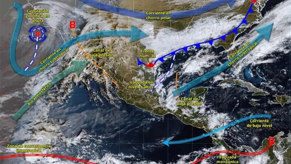 Masa de aire ártico afectará a Sinaloa y estos estados; prevén frío intenso