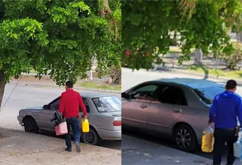 Exhiben presunto “huachicol” en unidades del Ayuntamiento de Ahome; investigan si son trabajadores municipales