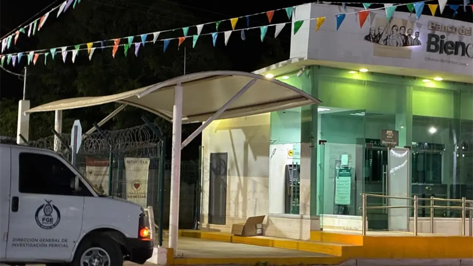 Encuentran cabeza decapitada afuera del Banco del Bienestar en Tepuche, Culiacán