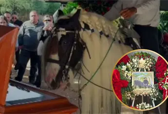Despiden al Dr. Culichi con caballos bailadores y cientos de flores en su funeral