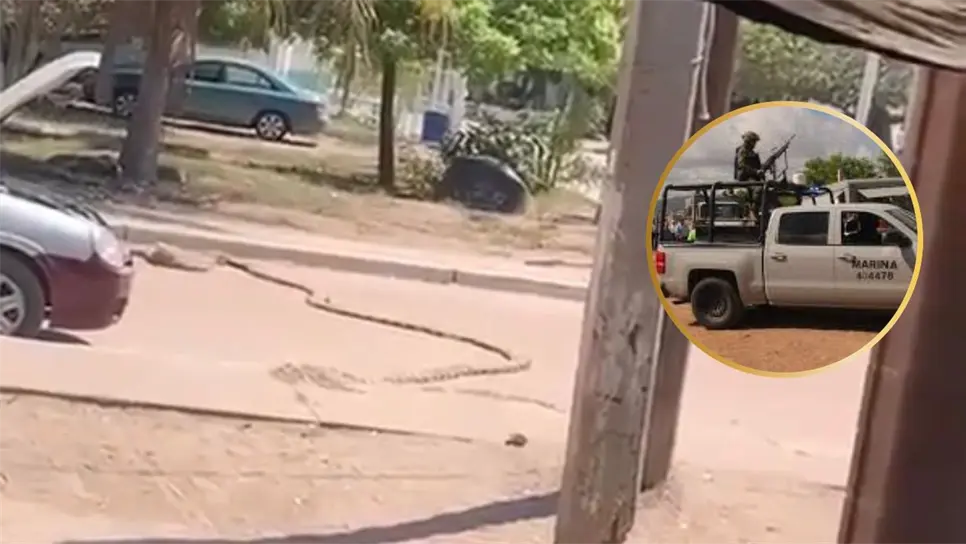 Elementos de la Secretaría de Marina desplegaron un operativo en el campo pesquero de Dautillos tras reportes de fuertes detonaciones.
