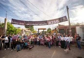 Gámez Mendívil: van 400 calles pavimentadas en Culiacán; la meta es llegar a mil