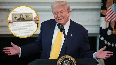 No lo tiene ni Obama: Proponen billete de 250 d&oacute;lares con el rostro de Donald Trump 