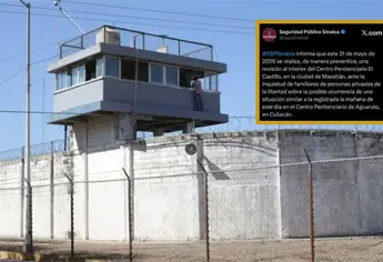 Suspenden visitas en el penal de Mazatlán por operativo de seguridad