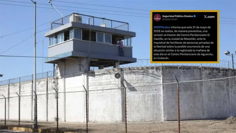 FOTO: Suspenden visitas en el penal de Mazatlán por operativo de seguridad