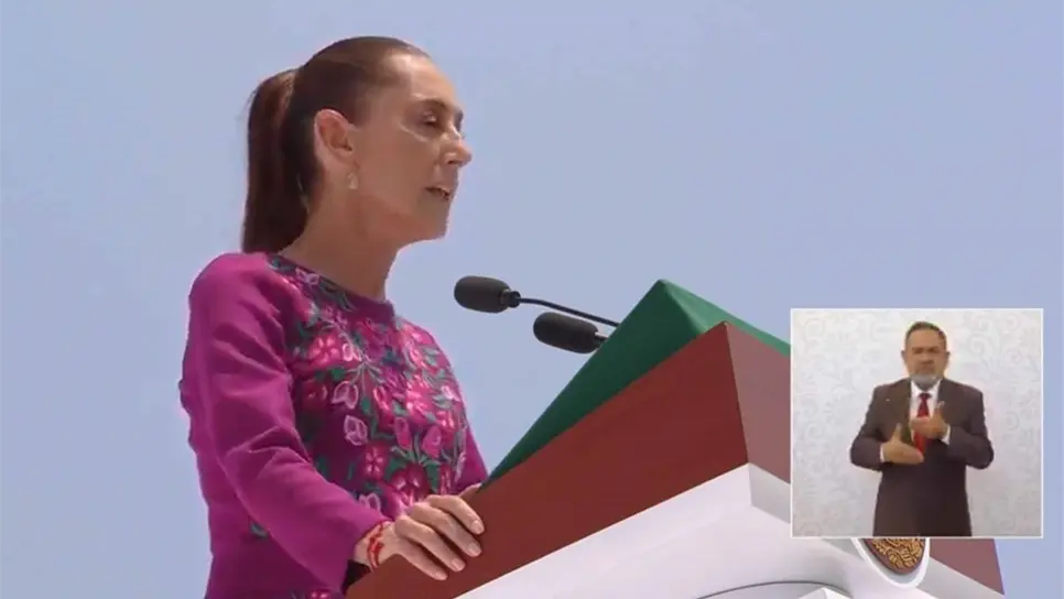 FOTO: Sheinbaum acusa a Estados Unidos de señalar a funcionarios de Sinaloa para posicionarse en las elecciones de 2026