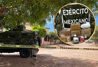 Cateo en Guam&uacute;chil: Ej&eacute;rcito Mexicano decomisa casi 200 kilos de drogas
