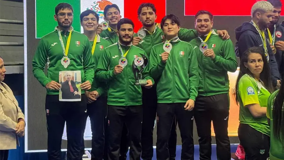 FOTO: Mazatlecos, Jesús Moreno e Hiroto Yoshii, clasifican a México al Mundial de Karate