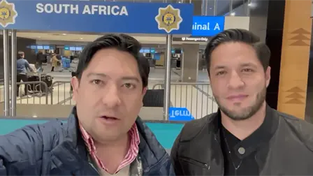 &iquest;Qui&eacute;nes son los periodistas de Televisa liberados tras su arresto en Sud&aacute;frica?