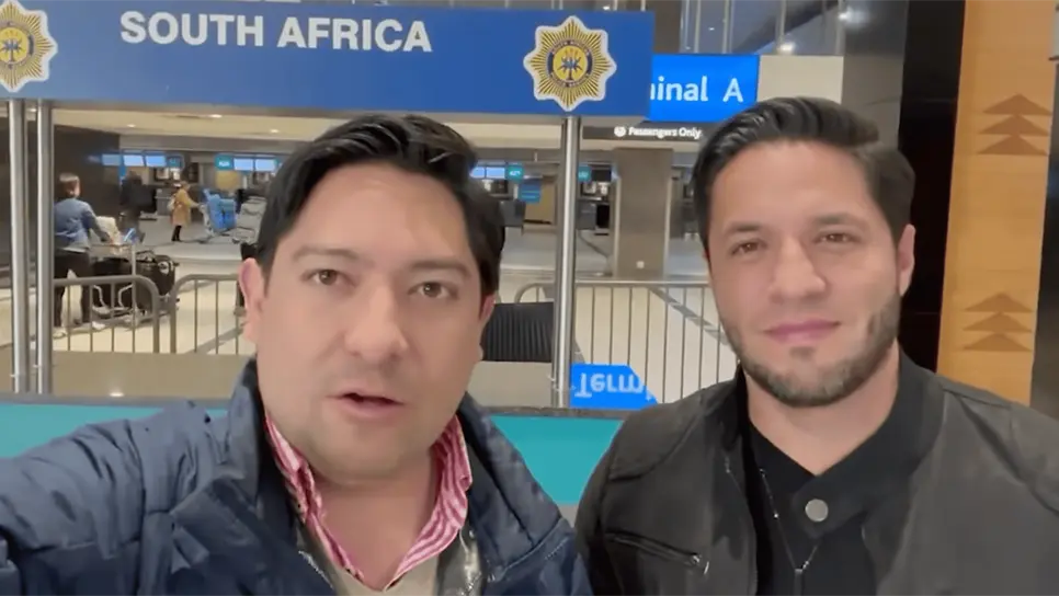 FOTO: Julio Ibáñez y Daniel García agradecieron el apoyo de la gente.
