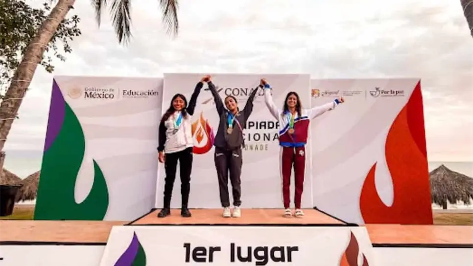 Sinaloa arranca con oro y plata en surfing de Olimpiada Nacional 2026