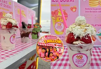 ¡Hoy son gratis! Crepas y Fresas Lorena regalará su famoso postre este 3 de junio en Mazatlán