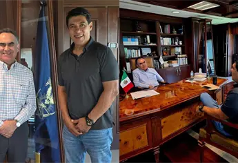Jesús Madueña Molina se reúne con Adán Amézcua para fortalecer el deporte en la UAS