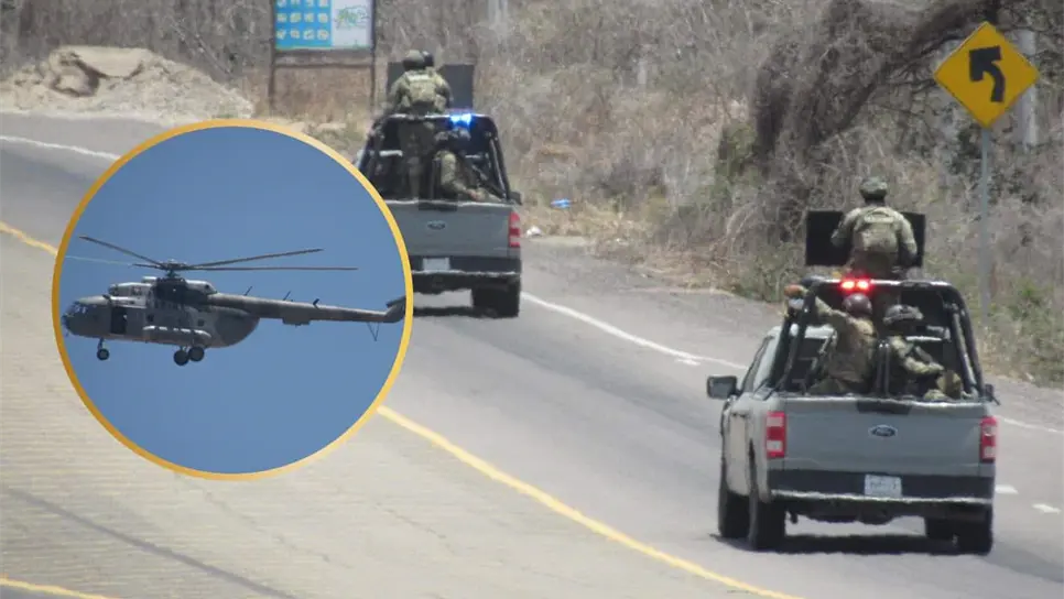 Implementan fuerte operativo de seguridad cerca de El Quelite, Mazatlán; reportan dos muertos