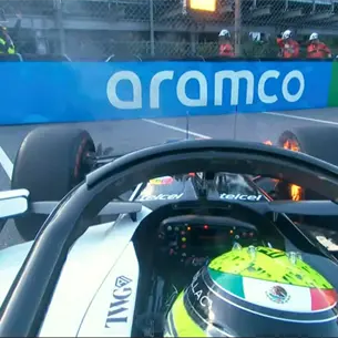 Susto para Checo P&eacute;rez: El Cadillac se incendia y frena de emergencia en las pr&aacute;cticas del GP de M&oacute;naco 2026