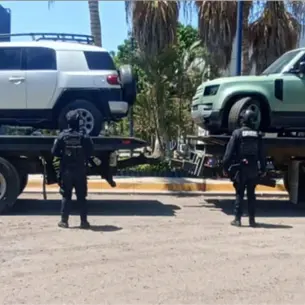 Aseguran dos veh&iacute;culos con placas sobrepuestas en Culiac&aacute;n