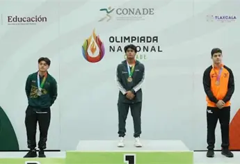 Aarón Ibarra se despide de la Olimpiada Nacional con 4 oros y una plata