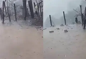 Aguacero sorprende en Choix: así quedaron las calles de La Culebra