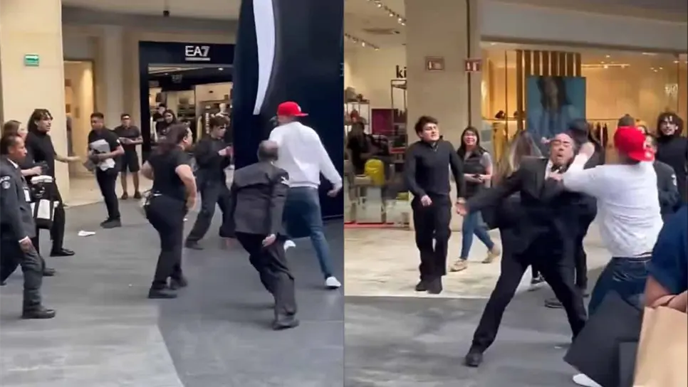 Pelea en popular plaza de Polanco se hace viral: "Fresas" vs. seguridad