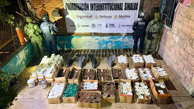 Aseguran m&aacute;s de 500 explosivos para ser lanzados con dron en el municipio de Rosario