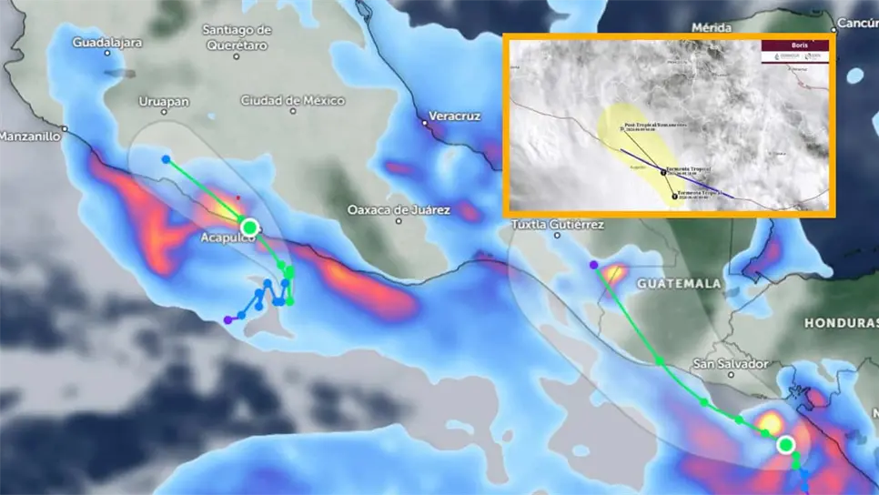 FOTO: ¿La Tormenta Tropical Boris podría evolucionar a huracán? Qué dice la NOAA
