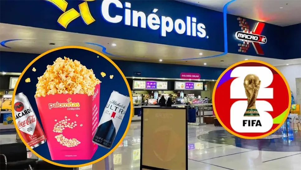 FOTO: Mundial 2026: Cinépolis lanza combo de palomitas con cerveza. ¿Cuánto cuestan?