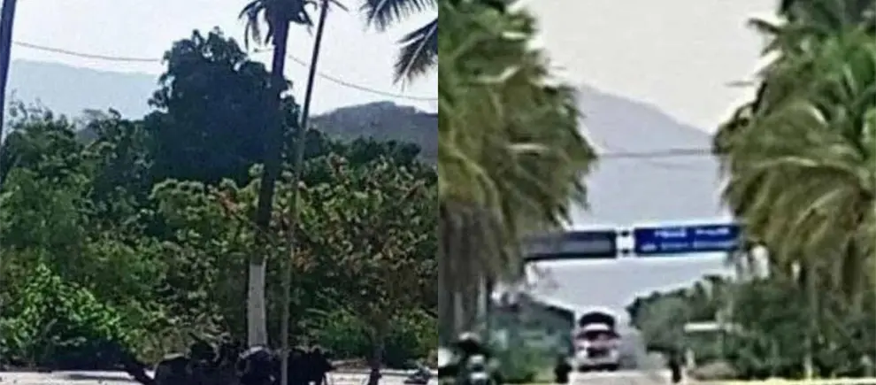 Explotan auto en la salida sur de Escuinapa, presumen que desde un dron lo atacaron Explotan auto en la salida sur de Escuinapa, presumen que desde un dron lo atacaron