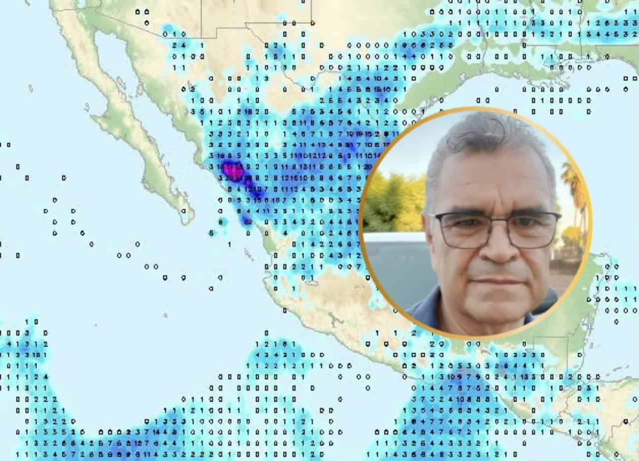 &iquest;En qu&eacute; municipios de Sinaloa llover&aacute; este fin de semana? Este es el pron&oacute;stico de Juan Espinoza
