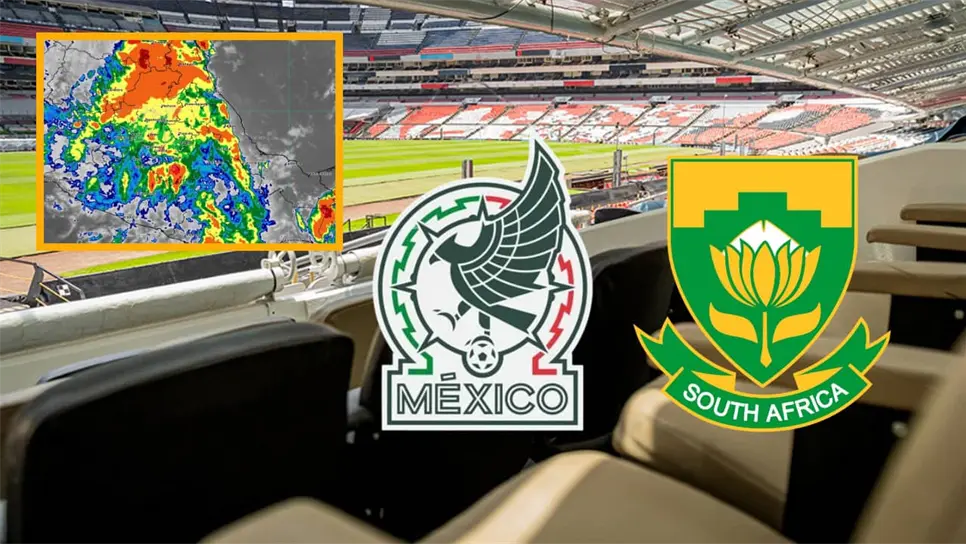 FOTO: ¿Lloverá en el partido México vs Sudáfrica en la inauguración del Mundial 2026?