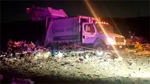 Pepenador muere atropellado por un cami&oacute;n recolector de basura en el relleno sanitario de Culiac&aacute;n
