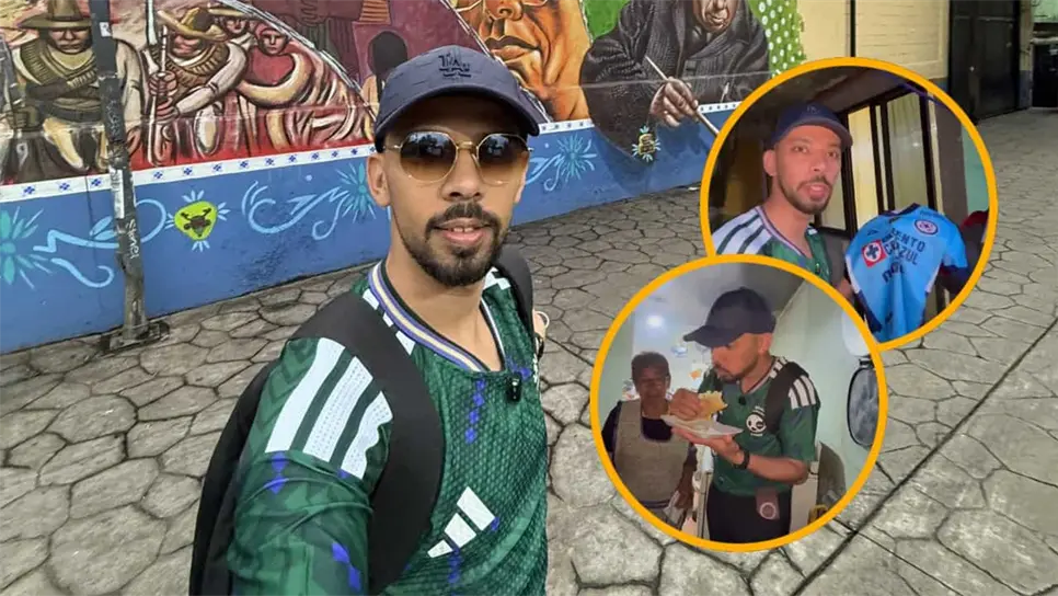 FOTO: Le advirtieron sobre México, pero este influencer árabe quedó maravillado con la hospitalidad local