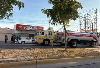 Se incendia freidora en la tortería Moka de Los Mochis
