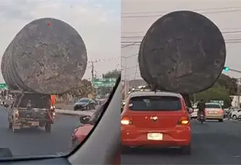 Mazatlán supera a la IA; así transportan una cisterna por transitada avenida del puerto | VIDEO
