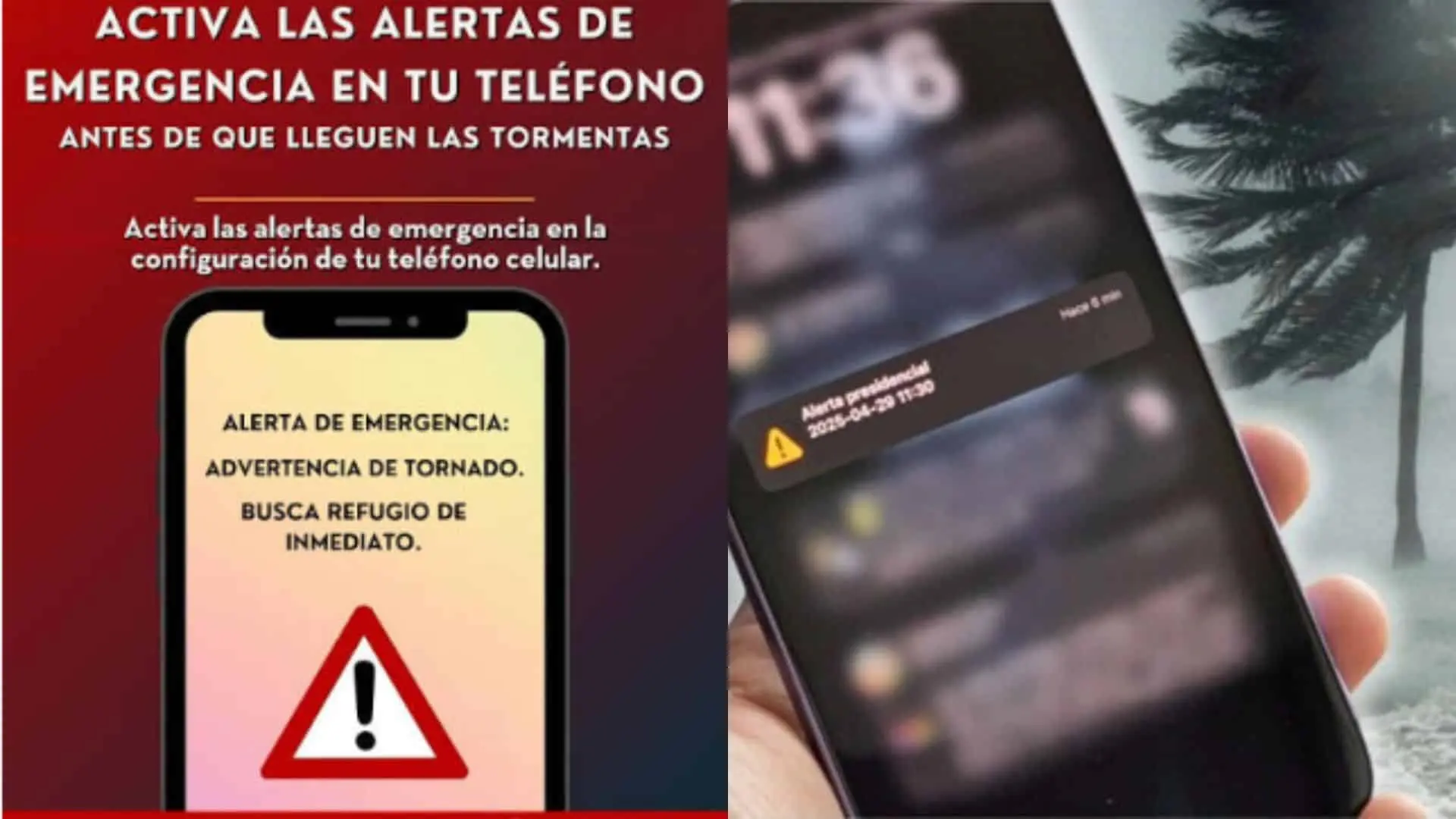 Alertas de huracán llegarán a tu celular; Gobierno de México activa este sistema de prevención Alertas de huracán llegarán a tu celular; Gobierno de México activa este sistema de prevención