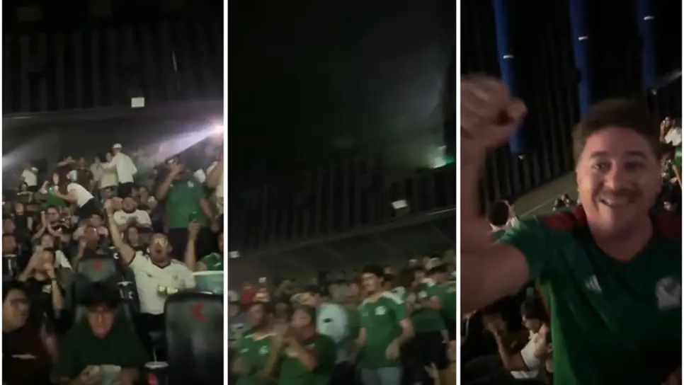 Así se celebró el primer gol de México desde un cine de Culiacán | VIDEO