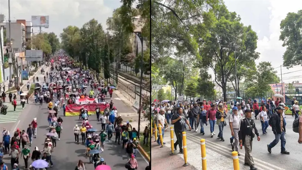 FOTO: Bloqueos y marchas hoy 11 de junio en CDMX: Rutas afectadas y horarios de las manifestaciones