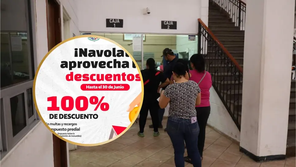 Se extiende el descuento del 100% en multas y recargos del Predial y Zona Federal en Navolato