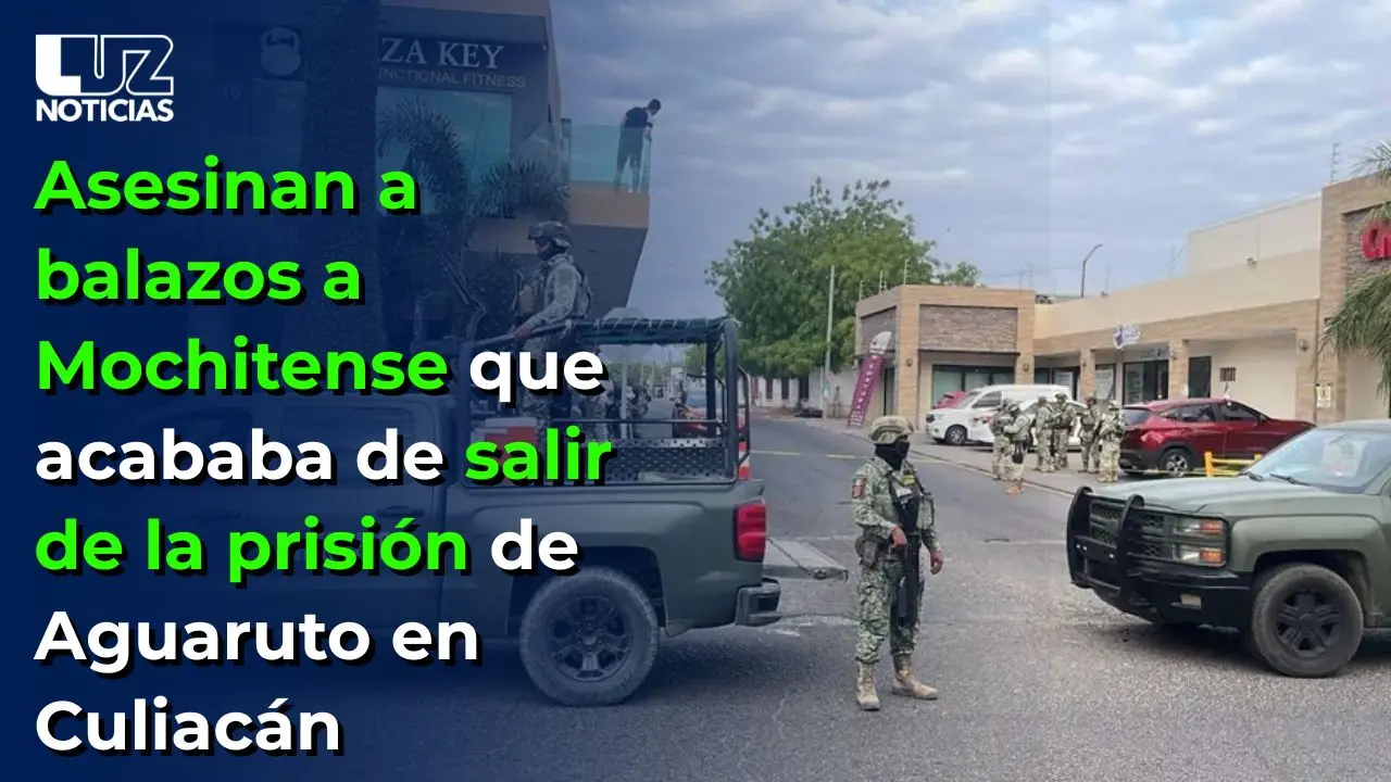 Asesinan a balazos a Mochitense que acababa de salir de la prisión de Aguaruto en Culiacán
Asesinan a balazos a Mochitense que acababa de salir de la prisión de Aguaruto en Culiacán